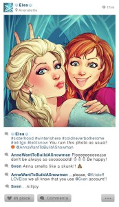 Cosa succederebbe se i personaggi Disney avessero un account Instagram?